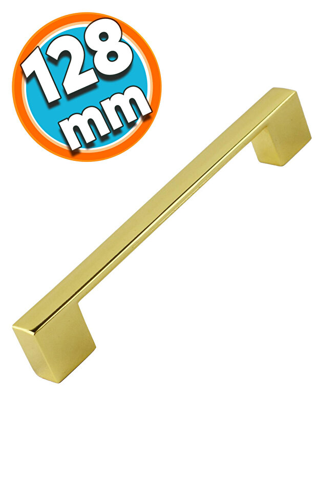 Furniture Bathroom Kitchen Cabinet Drawer Cabinet Door Handle Handle Gold Gold 128 mm Metal Handle