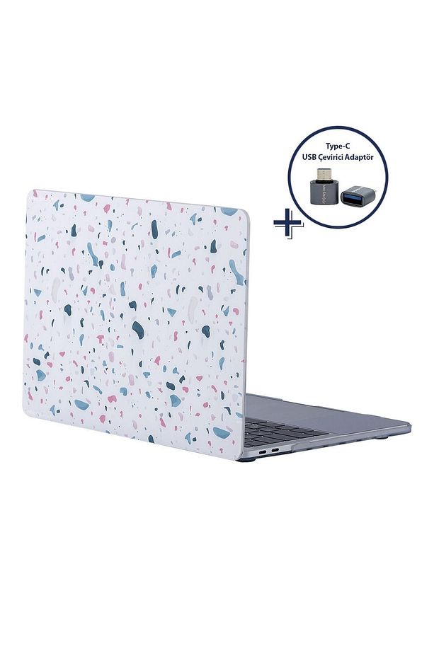 Macbook Air M1 Kılıf 13inç A1932 A2179 A2337 Ile Uyumlu Terrazzonl - 3