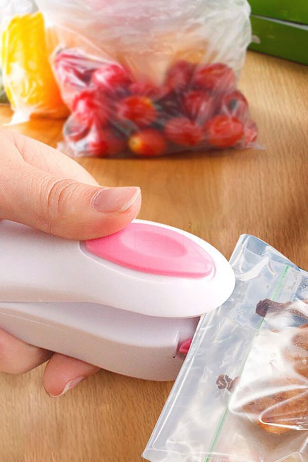 Yeni Nesil Poşet Kapatıcı Poşet Vakumlayıcı Pilli Poşet Ağzı Yapıştırıcı Poşet Kapama Makinesi - 2