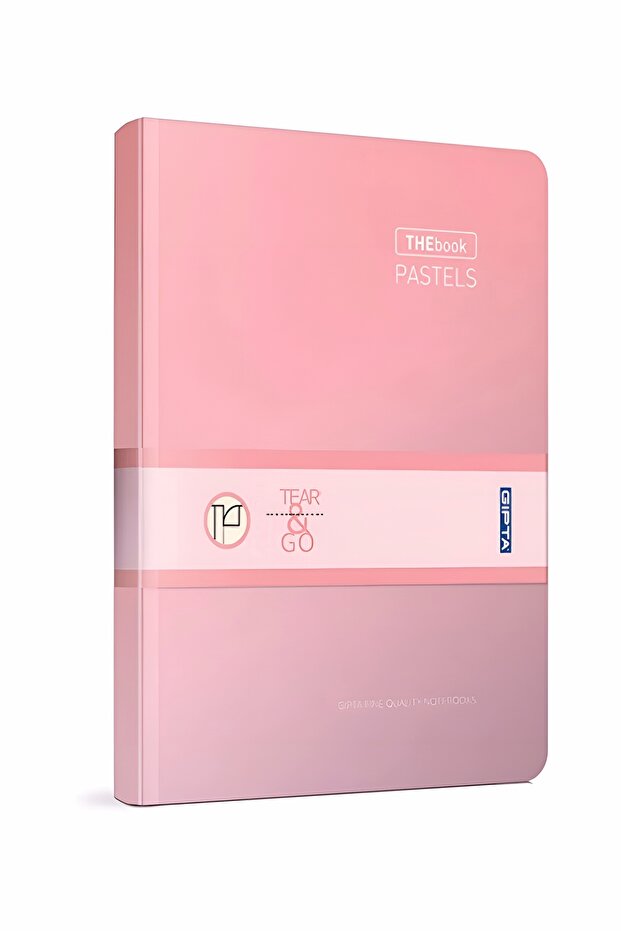 Thebook Pastels Plated Hard Cover Thread Stitched 120 Sheets Lined Notebook 14x20