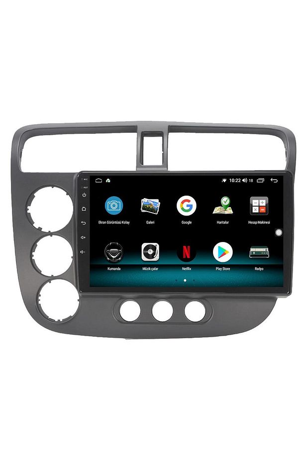 HONDA CİVİC VTEC2 ANDROİD 13 MULTİMEDYA CARPLAY 4GB RAM+64GB HDD 2002-2006 NAVİGASYON EKRAN - 4
