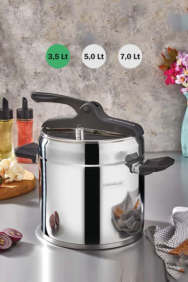 Tekli Bakalit Saplı Düdüklü Tencere 3,5 Lt. - 1