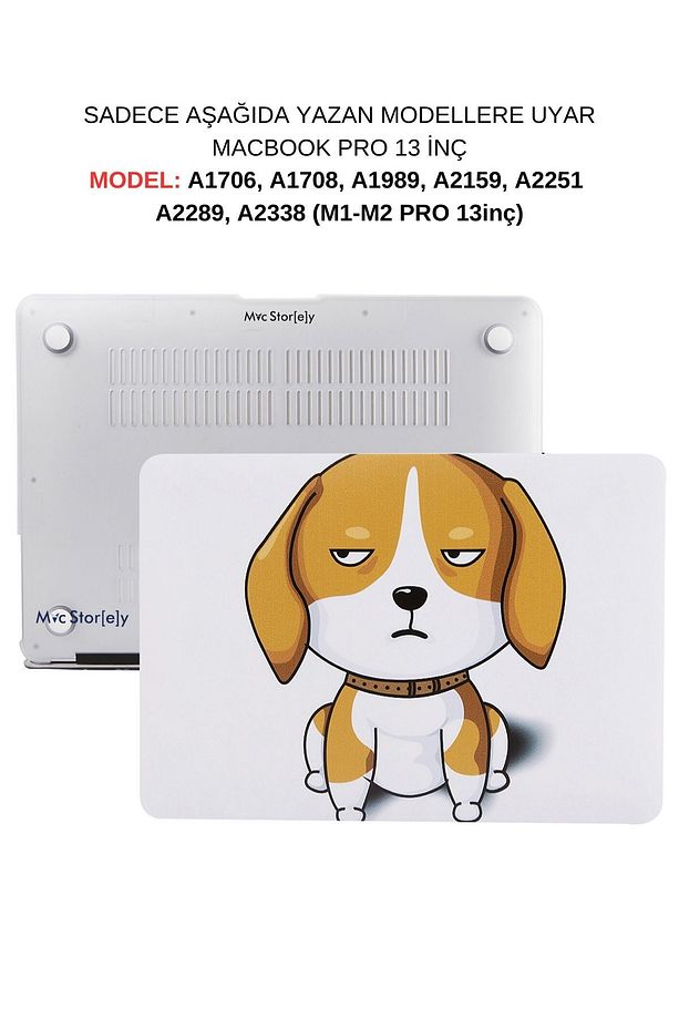 Macbook Pro M1-m2 Kılıf 13inç A2338 A1706-08 A1989 A2159 A2251 A2289 Ile Uyumlu Dog02nl - 1