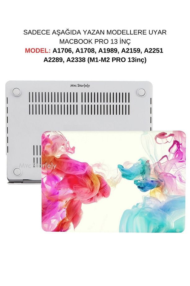 Macbook Pro M1-m2 Kılıf 13inç A2338 A1706-08 A1989 A2159 2251 A2289 Ile Uyumlu Paint01nl - 1