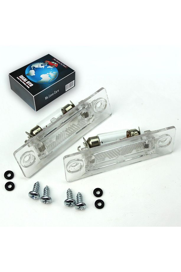 Vw Passat B6, Transporter T5 T6 Caddy Jetta 04 Ampullü Plaka Lambası Dişlileri Plastikleri 2 Adet - 1