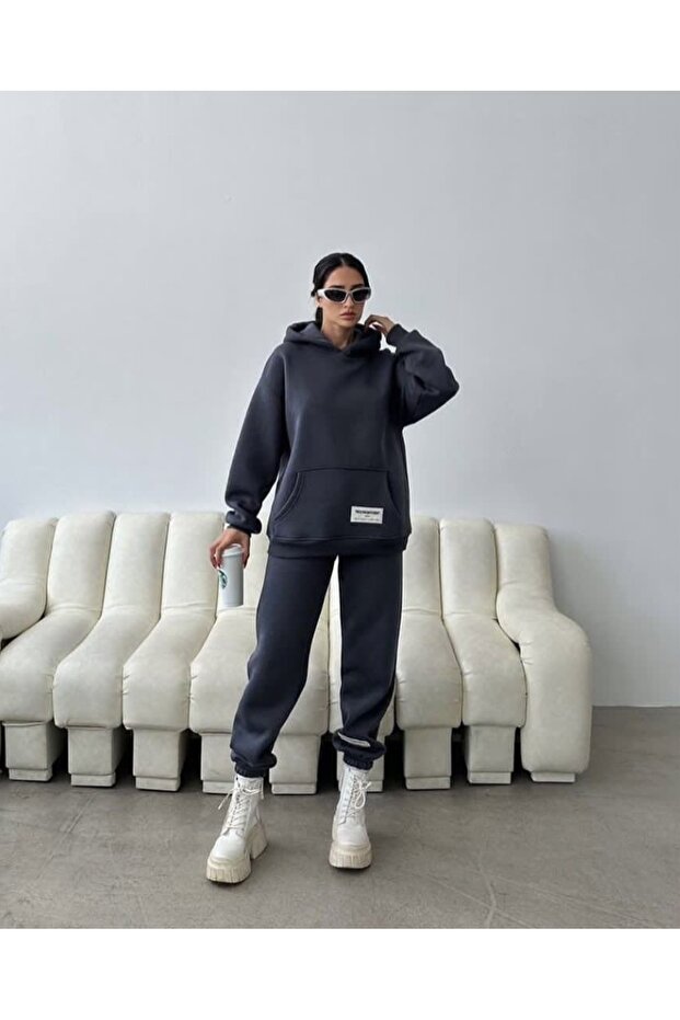 CUSTOM DESIGN HOODED THE GIVINGMOVEMENT PRINTED FULL WINTER TREND WOMEN'S Tracksuit SET