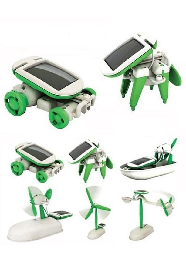 Güneş Enerjili Robot Oluşturma Seti Solar Kit (6 In 1) - 1