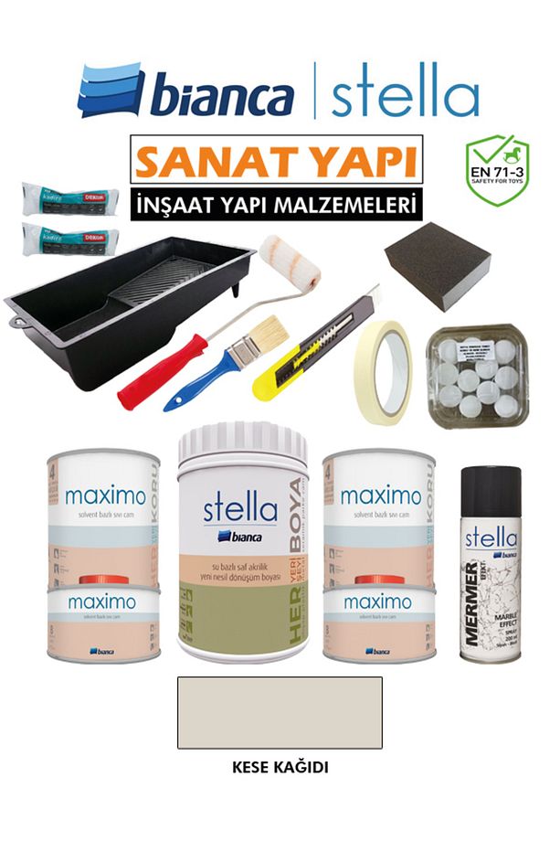 Bianca Set Ful Paket ( Mutfak - Tuvalet Banyo - Fayans - Mobilya ) - 1