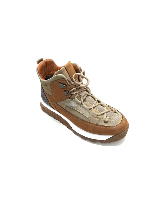 CAMEL DERİ ERKEK BOT AYAKKABI - 2