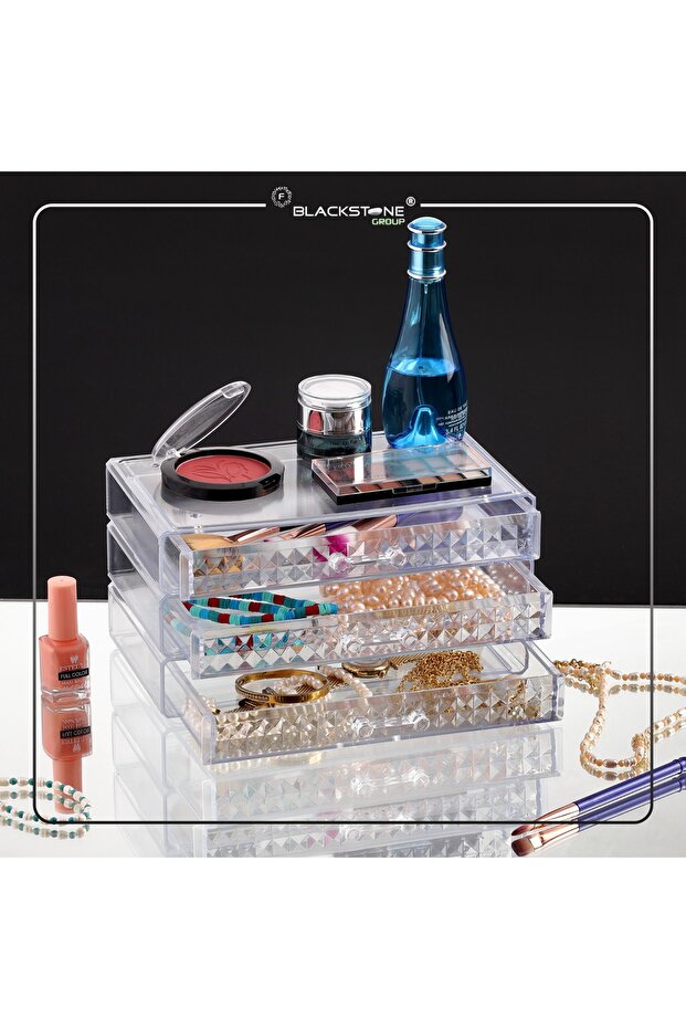 Diamond 3 Katlı Çekmece Organizer Set - 1