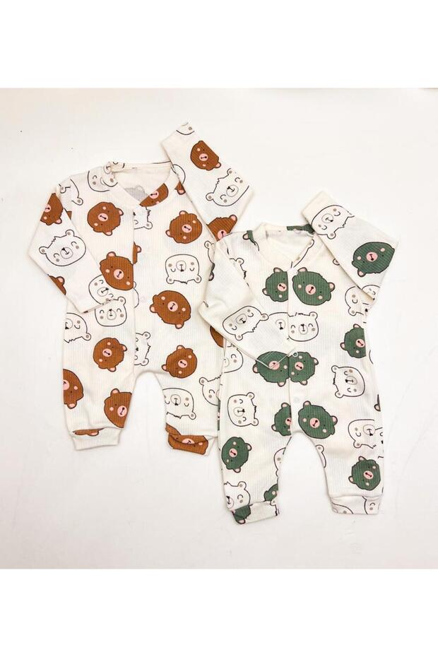 BABY ORGANIC 2-Piece Jumpsuit SET BEARNY NYM125
