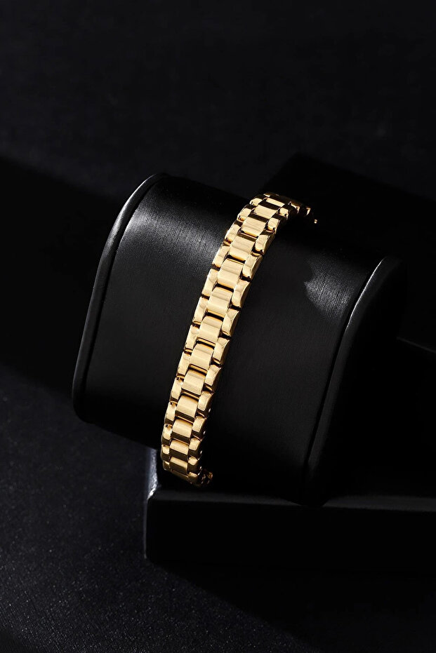 Men's Stainless Titanium Bracelet - Non-Tarnish, Stainless Steel