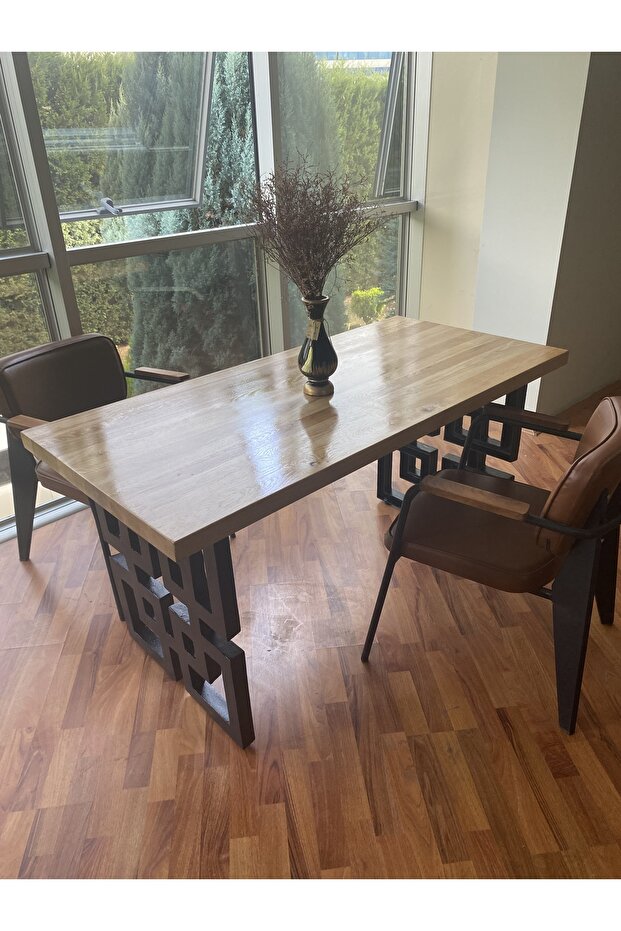 Masif Meşe Yemek Masası - 1