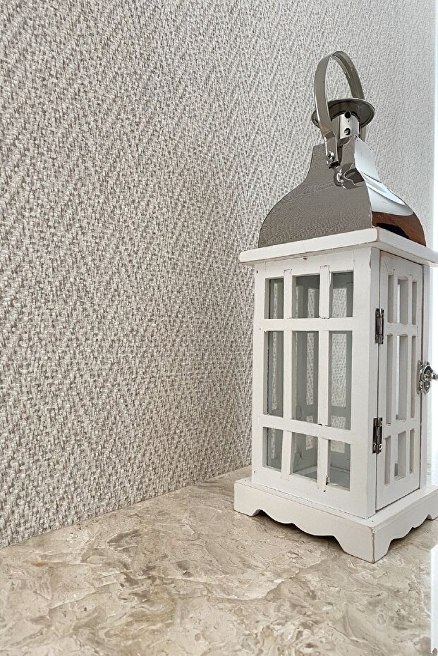 Point 15945 Yün Örgü Hasır Desen Duvar Kağıdı 5,33 M² - 1