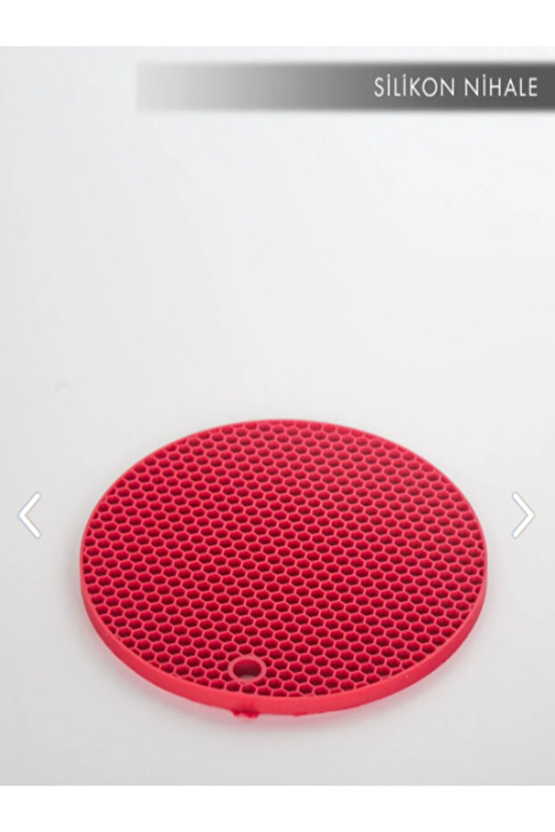 Kalburabastı Mold, Colorful Round Silicone Trivet, Silicone