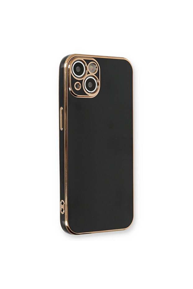 Apple iPhone 15 Plus Kılıf Olive Plated Siyah - 1