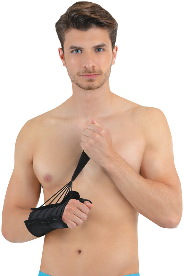 دعم إصبع الرأس، رباط يدوي للكاحل، جبيرة يمين - يسار - 1