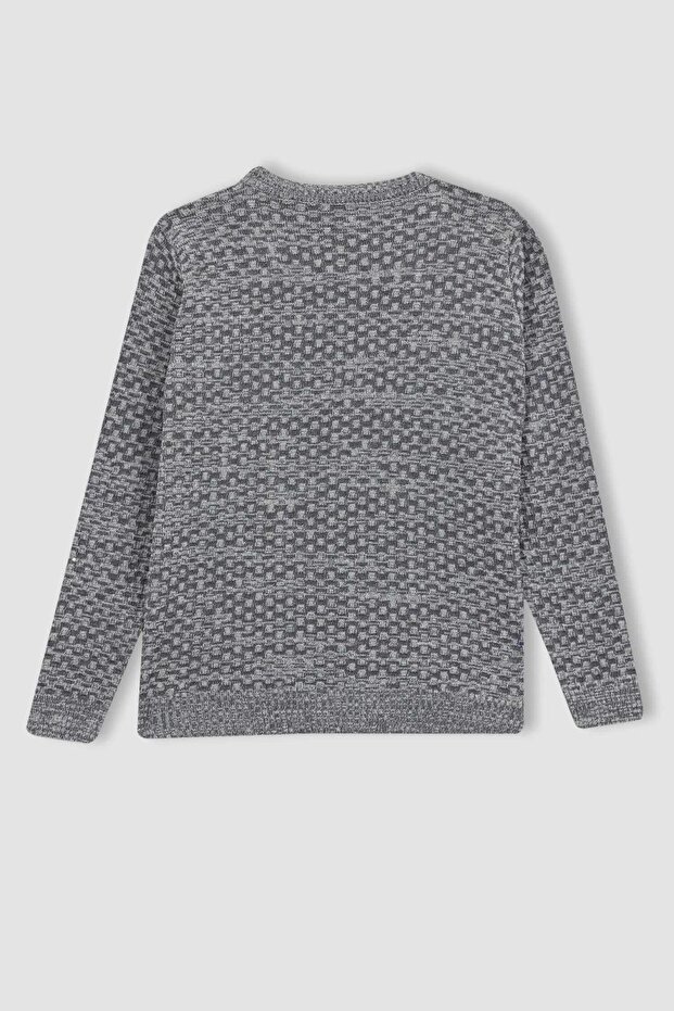 سترة الصبي الرقبة الطاقم - 8