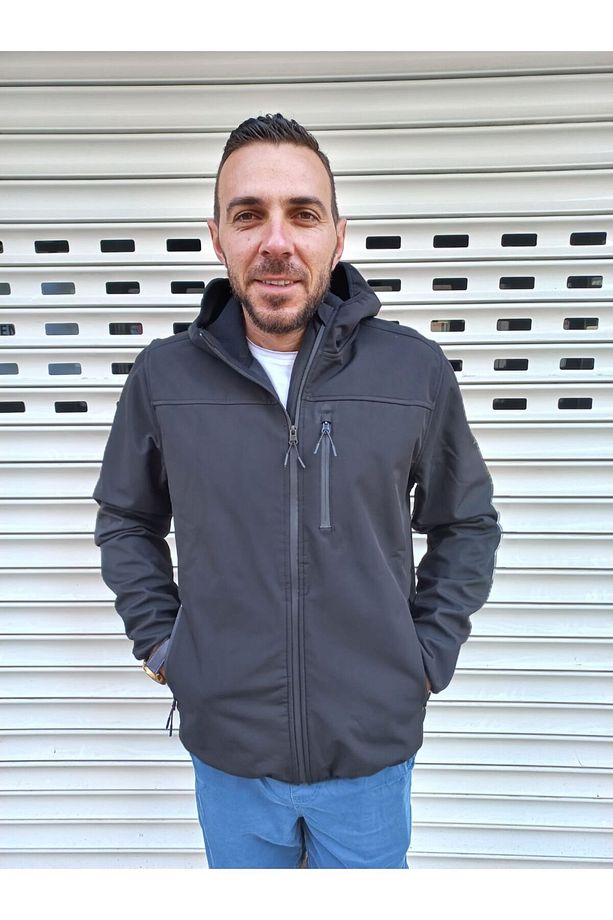KİNETİX SİYAH RENK BASIC SOFTSHELL MONT - 1
