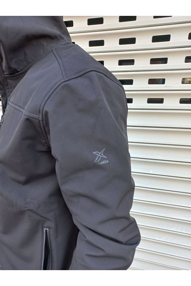 KİNETİX SİYAH RENK BASIC SOFTSHELL MONT - 4