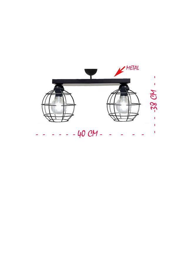Opal Dizilone 2 Oturma Odası Avize, Mutfak Avize, Yemek Odası, Salon Avize, Ofis Avize - 4