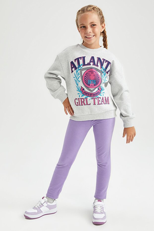 Girl's Basic Long School Tights - 3