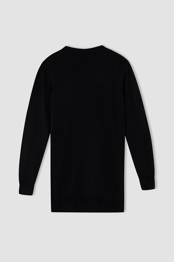 Regular Fit Basic Ekstra Yumuşak Triko Kazak Tunik - 8