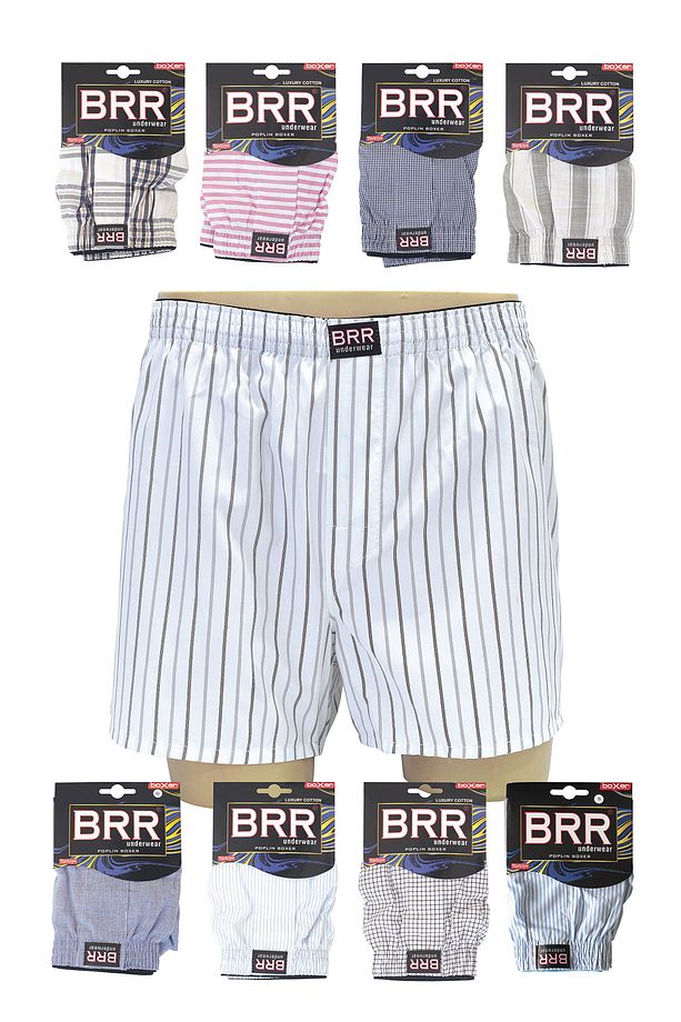 Karışık Renk 9’lu Paket Pamuklu Poplin Boxer Şort - 2