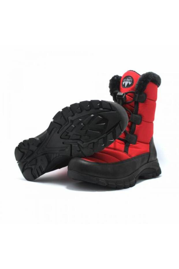 Kadın Kırmızı Kar Botu - 5