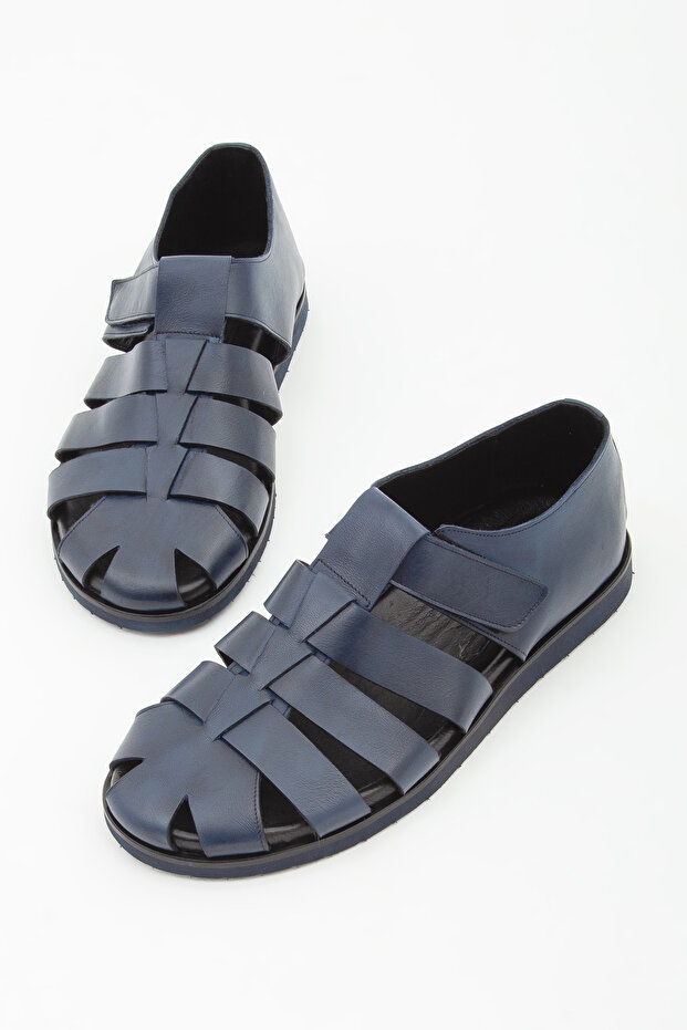 Men's Leather Casual Sandals 537 449 Erk Sndlt Y21