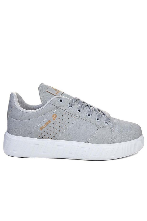 Men's Ice White Casual Lace-Up Anti-Sweat Flexible Sneaker Lifestyle Classic Sports Shoes