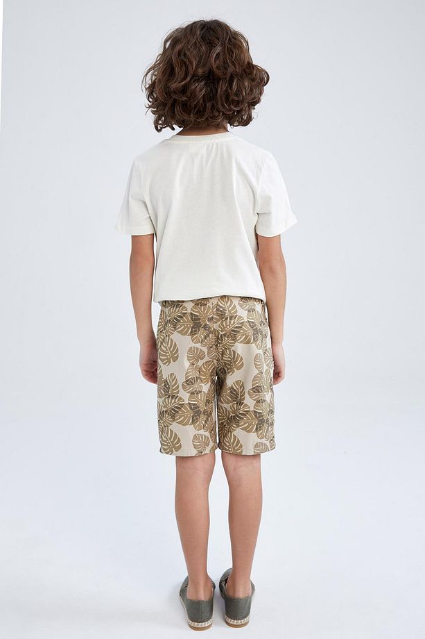 Erkek Çocuk Regular Fit Gabardin Şort - 7