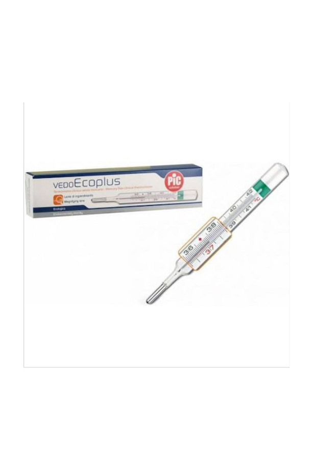 Vedo Ecoplus Büyüteçli Cam Termometre (ATEŞ ÖLÇER) Cıvasız - 1