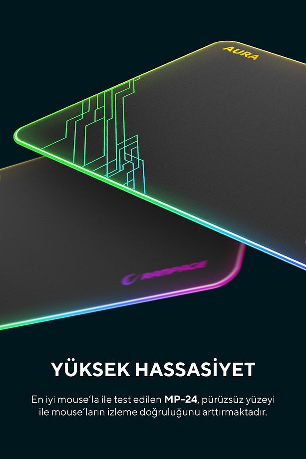 Rampage Mp-13 360x260x5mm Rgb Mouse Pad - 2