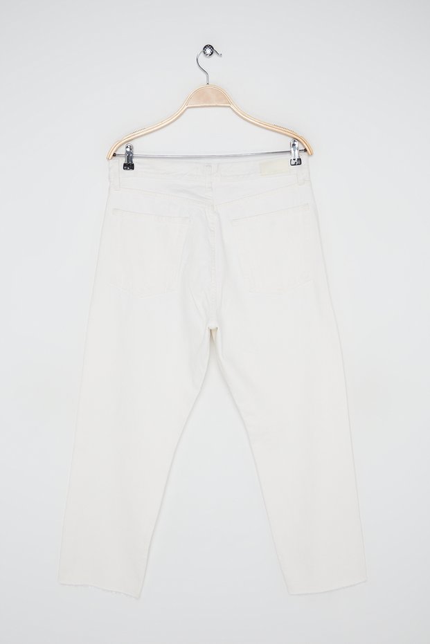 Women's White Trousers 17110814
