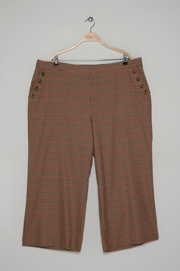 Kadın Kırmızı Pantolon - 2