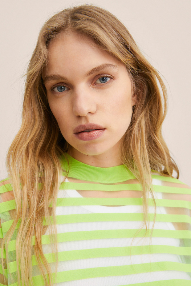 Gelber Damenpullover 27027113 - 6