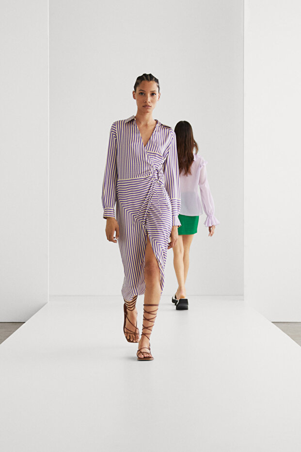 Mor Kadın Elbise 37032885 - 10