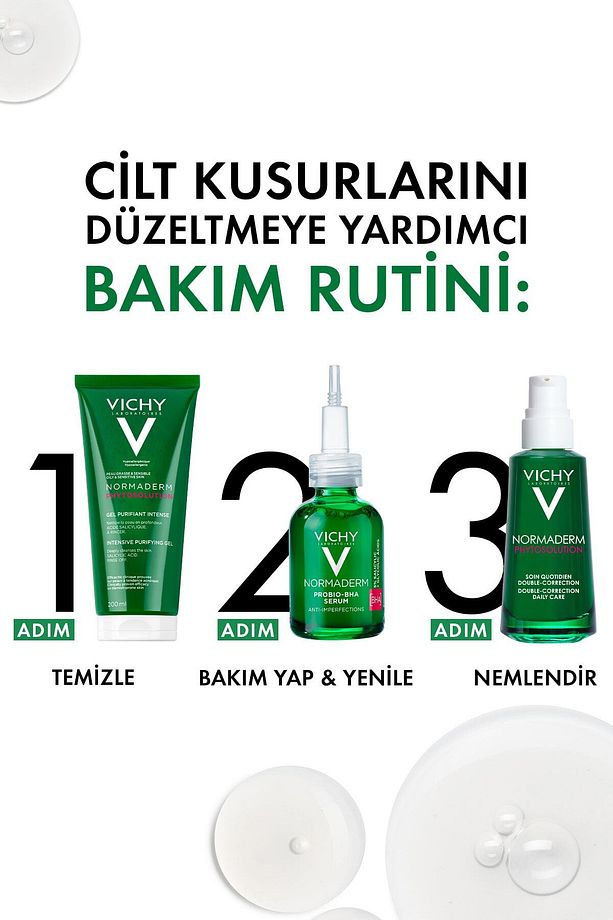 Normaderm Leke Karşıtı Serum 30 ml + Normaderm Phytosolution Arındırıcı Jel 50ml.Set - 2