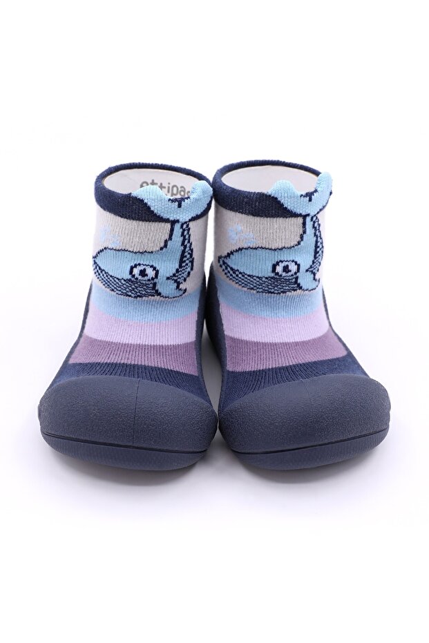 Attipas Whale Barefoot İlkadım Ayakkabısı (Mavi) Wh01 - 3