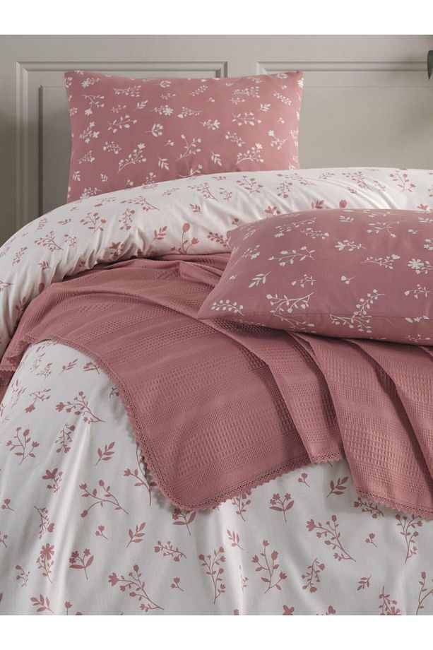 Blush Tek Kişilik Pike Takımı - 2