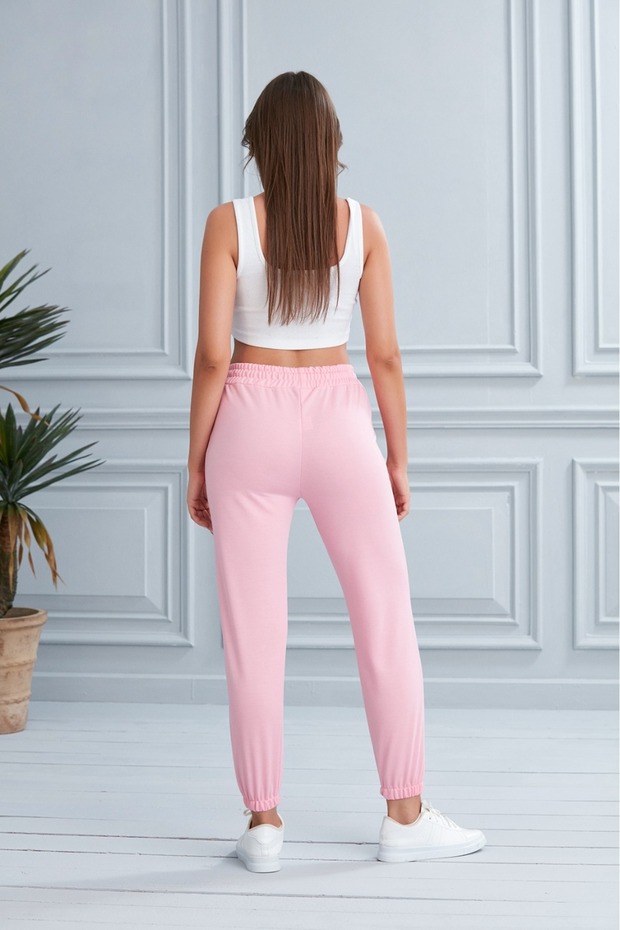 nakışlı eşofman alt - 4