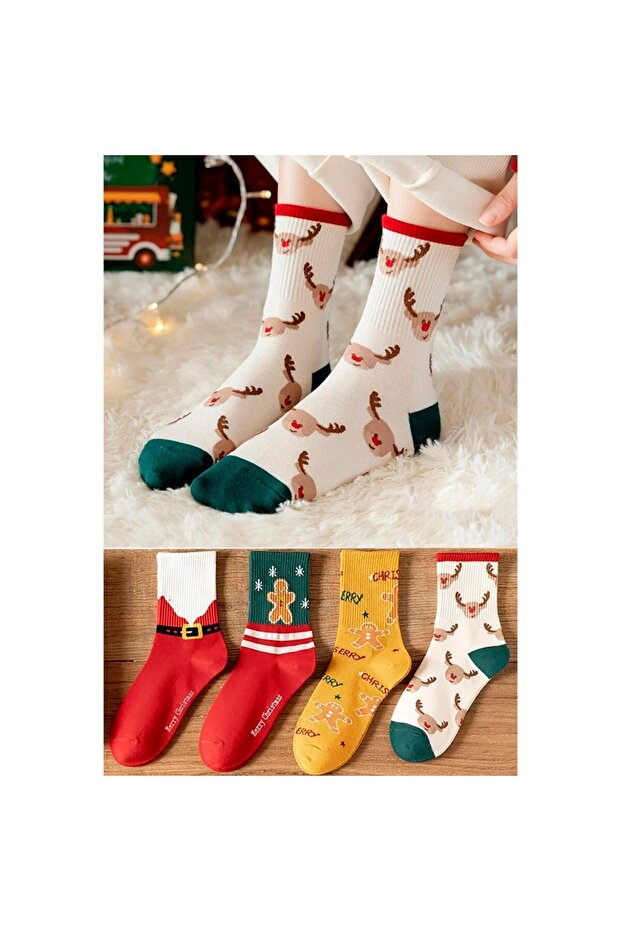 Yılbaşı Çorap 4'lü - 1
