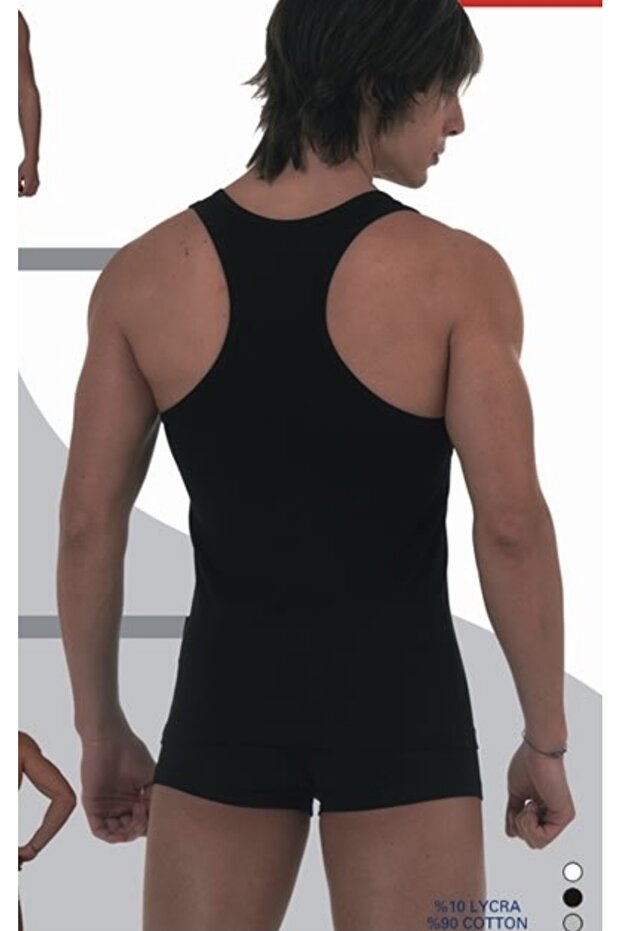 Men's 3-Pack Dark Gray Color Full Lycra 1St Quality Sports Athlete Undershirt