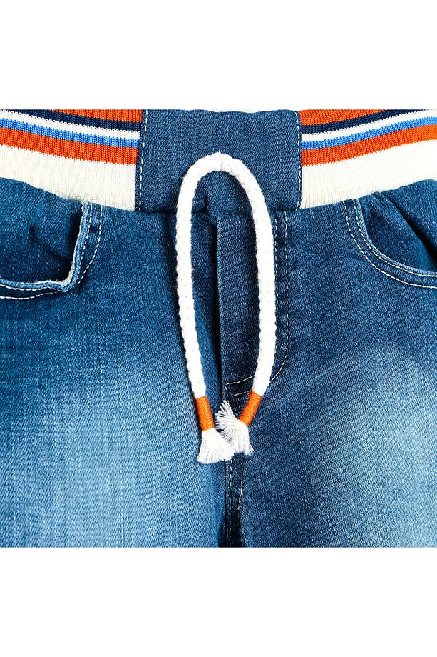 HelloBaby Basic Erkek Bebek Lastikli Denim Şort Erkek Bebek - 2