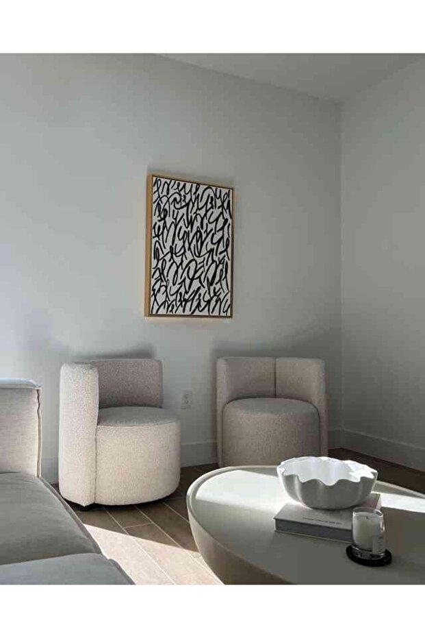 Mega Relax Teddy Berjer 2 Li Set, Beyaz - 2