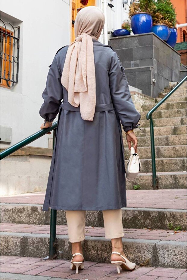 معطف خندق بأزرار - 2