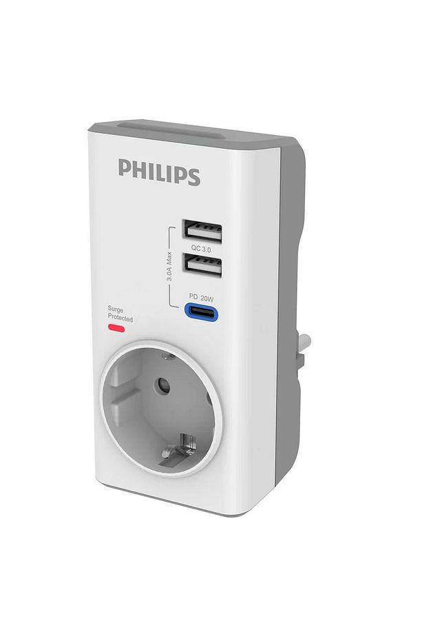 Aşırı Gerilim Adaptörü CHP8010W/10 1X USB-c 2X USB-A PD20WQC 3.0 - 1