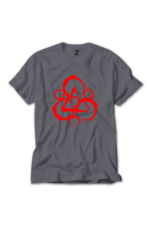 Coheed and Cambria Logo Color T-Shirt Gray Color Size L