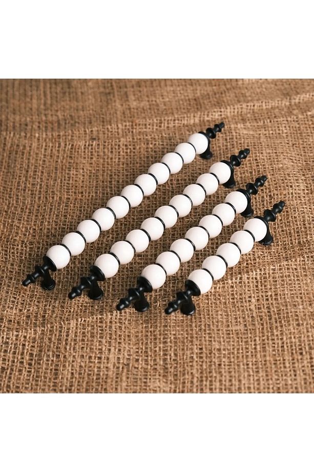 Osmanlı Boncuk Dolap Kulbu Çekmece Kulp Mutfak Dolabı Kaliteli Kulp 192 Mm (19,2 Cm ) 1 Adet - 1